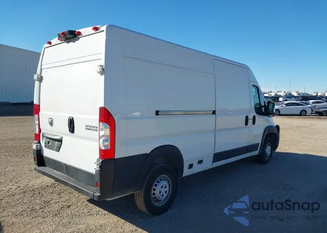 2024 Ram Promaster 2500 Tradesman High Roof 159 Wb W/Pass Seat from USA, damaged, VIN 3C6LRVDG6RE108898